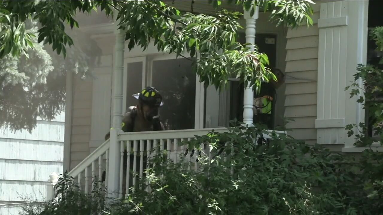 Crews extinguish second alarm house fire on Richie Avenue
